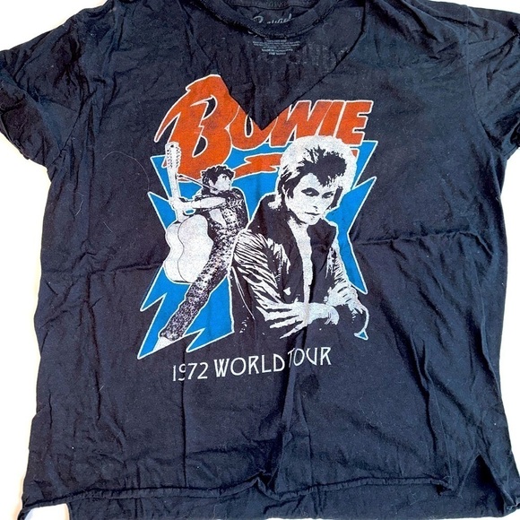 Bravado DAVID BOWIE DISTRESSED BAND TEE - Picture 1 of 9